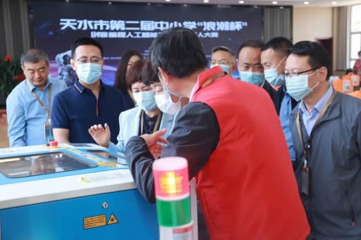 雷宇助力第二屆天水市“浪潮杯”創(chuàng)客編程人工智能暨智能機器人大賽